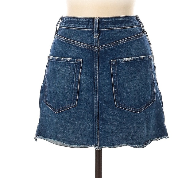 Abercrombie & Fitch Natural Rise Denim A-Line Skirt size 28 / 6 - Picture 4 of 7